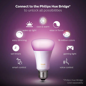 Philips Hue Single Premium A19 Smart Bulb