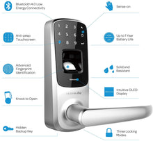 Load image into Gallery viewer, Ultraloq UL3 BT Bluetooth Enabled Fingerprint and Touchscreen Smart Lock