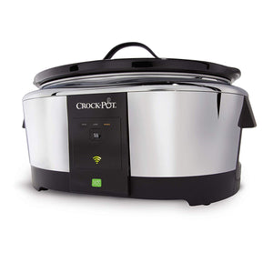 Crock-Pot SCCPWM600-V2, Stainless 6-Quart WeMo-Enabled Smart Slow Cooker