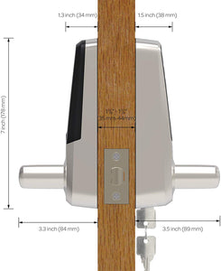 Ultraloq UL3 BT Bluetooth Enabled Fingerprint and Touchscreen Smart Lock