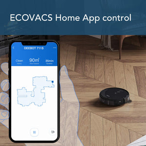 ECOVACS DEEBOT 711S Robotic Vacuum Cleaner with Smart Navi 2.0 Visual Mapping